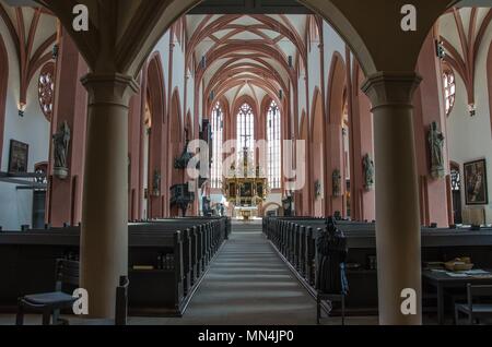 Bayreuth ist eine Stadt, die Historisch gewachsen als Markgräfliche Residenz und ist inzwischen weltberühmt, weil der Richard Wagner Festival. Stockfoto