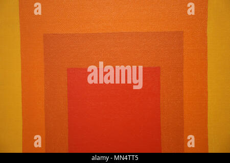 Josef Albers, Josef Albers in Mexiko, "SOLOMEN R. Guggenheim Museum Stockfoto