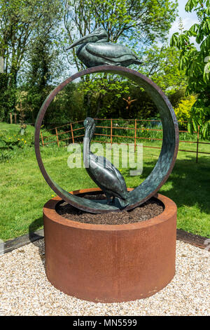 Skulpturen von den Seen bei Pallington, Dorset Stockfoto