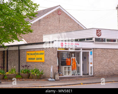 Heilsarmee liebe Shop mit Gottesdienst Zentrum in Crewe, Cheshire Vereinigtes Königreich Stockfoto