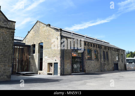 Die neuen Grenzen Brennerei in Commercial Road, Hawick, Scottish Borders. Stockfoto