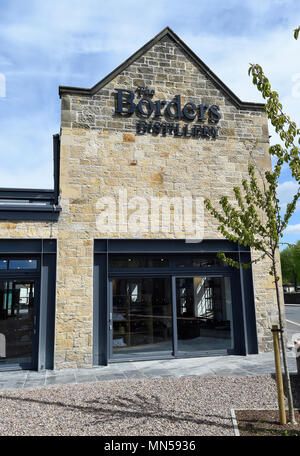 Die neuen Grenzen Brennerei in Commercial Road, Hawick, Scottish Borders. Stockfoto