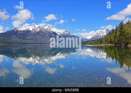 Lake Mc Donald im Glacier National Park, Montana Stockfoto