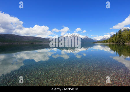 Lake Mc Donald im Glacier National Park, Montana Stockfoto