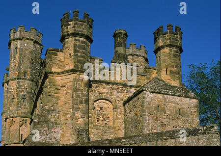 Türmchen auf Battle Abbey, in der historischen Altstadt von Schlacht, in der Nähe von Hastings, East Sussex Stockfoto