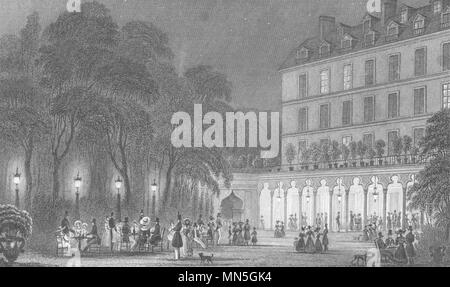 PARIS. Café Turc 1831 alte antike vintage Bild drucken Stockfoto