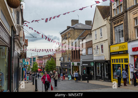 Windsor Street gegenüber von Schloss Windsor Stockfoto