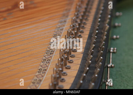 Bandura, Ukrainische Musikinstrument. Ukrainische Folk Musical Instruments - Bandura, mit schönen Mustern verziert. Stockfoto