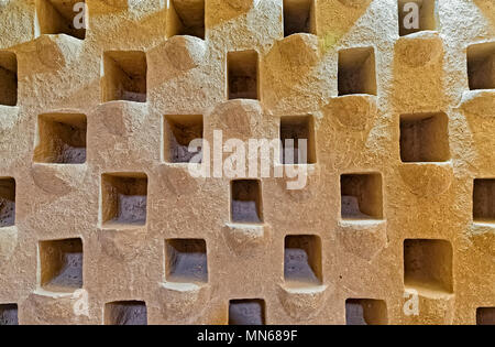 Meybod Taubenschlag Innenraum Stockfoto