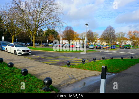 Willesden Sport Center Car Pk, Willesden, London, England, Großbritannien Stockfoto