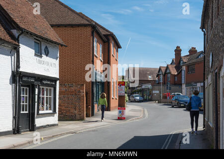 Die Hohe Straße in der Ortschaft Goring-on-Thames in Oxfordshire, UK Stockfoto