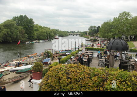 Richmond-upon-Thames an einem Sommertag Stockfoto