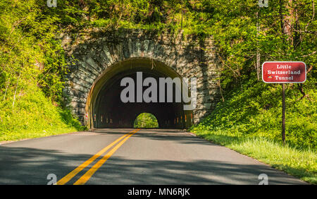 Blue Ridge Mountains in North Carolina Stockfoto