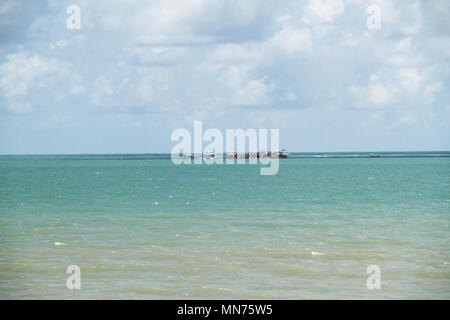 Strand von Bessa, Cabo Branco, Joao Pessoa, Paraíba, Brasilien Stockfoto