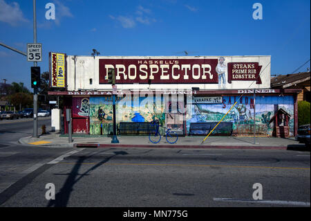 Haskell's Prospector Steak House in Long Beach, CA Stockfoto