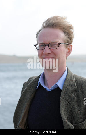 Sandy Kreuz ehemalige konservative MSP-Kandidat für Shetland Ehemann zu Moneyweek editor Merryn Somerset Webb Stockfoto