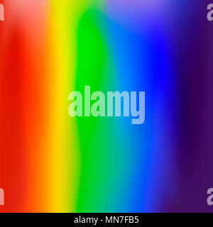 Abstrakte verschwommen Verlaufsgitter Hintergrund in leuchtenden Regenbogenfarben. Licht Multicolor Textur. Bunte Banner Vorlage. Stockfoto
