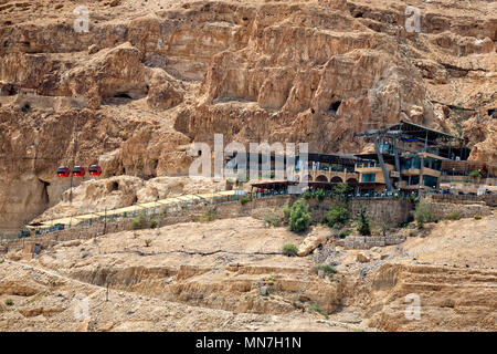 Jericho Seilbahn in Jericho, Palästinensische Gebiete Stockfoto