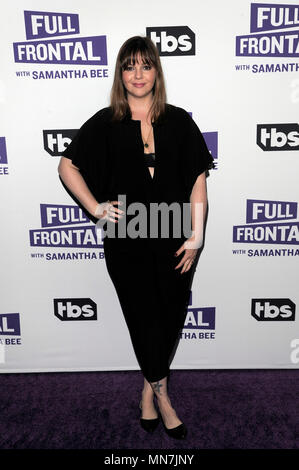 New York, USA. 14 Mai, 2018. Schauspieler Amber Tamblyn besucht die "Full Frontal mit Samantha Bee' FYC Veranstaltung NY am 14. Mai 2018 in New York City. Credit: Ron Adar/Alamy leben Nachrichten Stockfoto