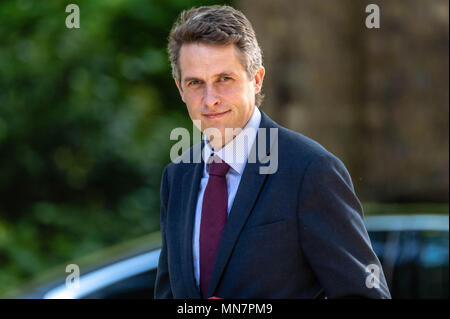 London, 15. Mai 2018 Gavin Williamson, Verteidigungsminister kommt für Cabinet Credit Ian Davidson/Alamy leben Nachrichten Stockfoto