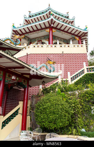 Gebäude in der taoistischen Tempel in Cebu City, Philippinen Stockfoto