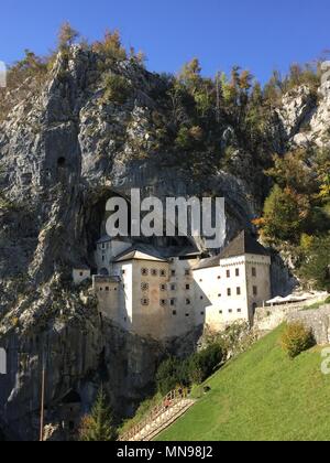 Burg Predjama, Slowenien Stockfoto