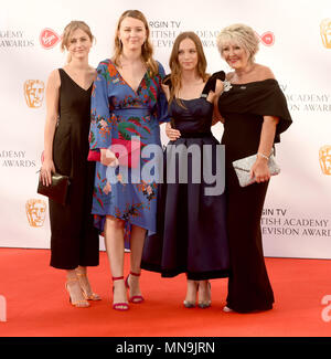 Foto © gutgeschrieben werden Alpha Presse 079965 13/05/2018 Liv Hill Ria Zmitrowicz Molly Windsor Jungfrau TV British Academy Fernsehen BAFTA Awards 2018 in der Royal Festival Hall London Stockfoto