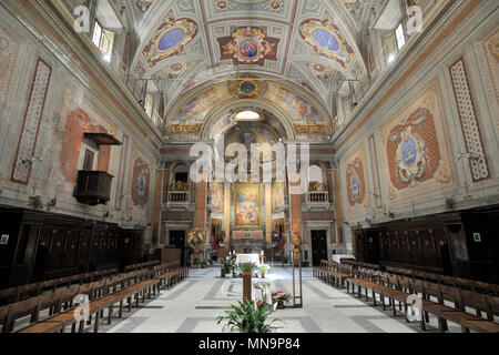 Italien, Rom, Oratorium von San Francesco Saverio Del Caravita Stockfoto