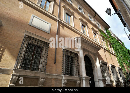 Italien, Rom, Palazzo Baldassini, ein Palast in Rom von der Renaissance Architekten Antonio da Sangallo dem Jüngeren entworfen in ca. 1516-1519 Stockfoto