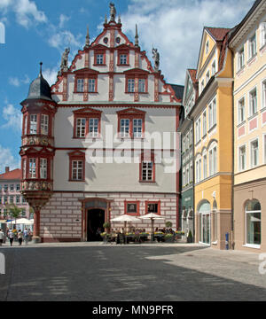 Rathaus, Marktplatz, Coburg, Oberfranken, Bayern, Deutschland, Stockfoto