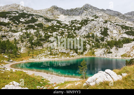 Tal der sieben Seen im Triglav National Park im Sommer, Slowenien Stockfoto