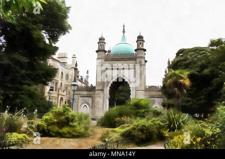 Brighton Royal Pavilion Stockfoto