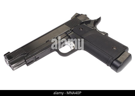 Colt government m 1911 - air gun isoliert auf weißem Stockfoto