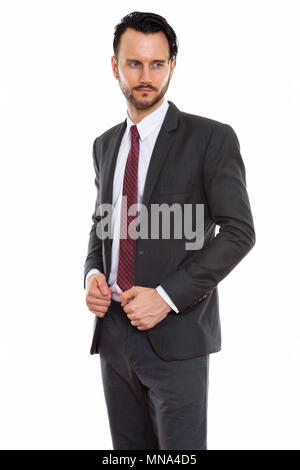 Die Jungen gut aussehenden bärtigen Mann Arzt Stockfoto