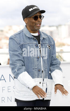 Cannes, Frankreich. 15 Mai, 2018. Spike Lee an der 'BlacKkKlansman' Fotoshooting während der 71St Cannes Film Festival im Palais des Festivals am 15. Mai 2018 in Cannes, Frankreich | Verwendung weltweit Quelle: dpa/Alamy leben Nachrichten Stockfoto