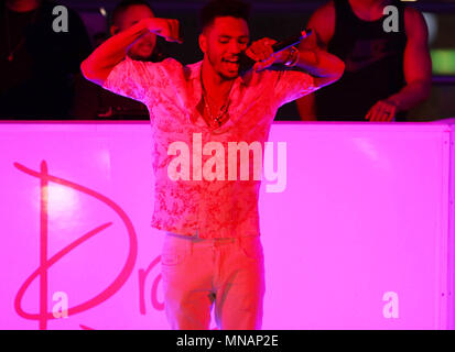 Las Vegas, Nevada, USA. 16 Mai, 2018. Sänger Trey Songz führt LIVE im Grand Saison Eröffnung von SWIM NACHT in Drai's Beachclub am 15. Mai 2018 in Las Vegas, Nevada Credit: Marcel Thomas/ZUMA Draht/Alamy leben Nachrichten Stockfoto