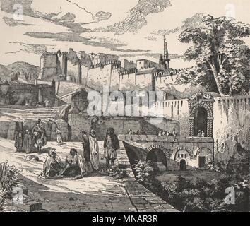 Algier im Jahr 1832. Algerien 1885 alte antike vintage Bild drucken Stockfoto