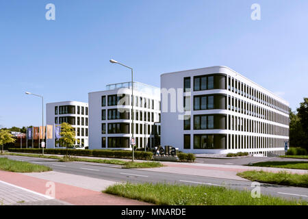 Hauptsitz der Xella International GmbH in Duisburg. Stockfoto