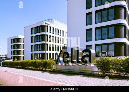 Hauptsitz der Xella International GmbH in Duisburg. Stockfoto