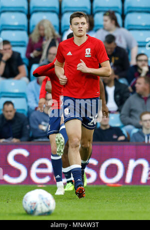 Middlesbrough der Dael Braten erwärmt vor der Sky Bet Meisterschaft Entscheidungsspiel in der Villa Park, Birmingham. Stockfoto