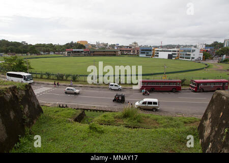 Galle Cricket Ground in Galle auf Sri Lanka. Den Boden hosts Tests und andere internationale Spiele. Stockfoto