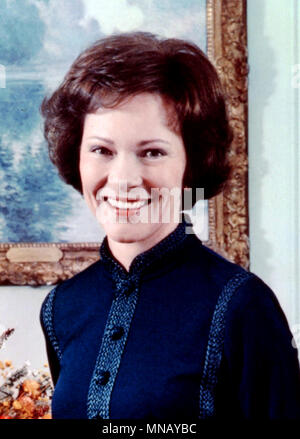 Rose Carter, Eleanor Rosalynn Carter, Ehefrau des 39. Präsident der Vereinigten Staaten, Jimmy Carter, und diente als First Lady der Vereinigten Staaten von 1977 bis 1981 Stockfoto