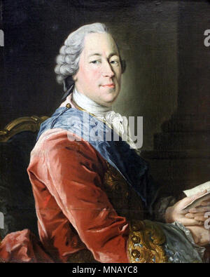 Graf Michail Illarionovich Woronzow (1714-1767) russischer Staatsmann und Diplomat Stockfoto