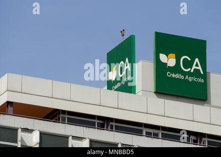 Credito Agricola - CA-Bank, Lissabon, Portugal Stockfoto