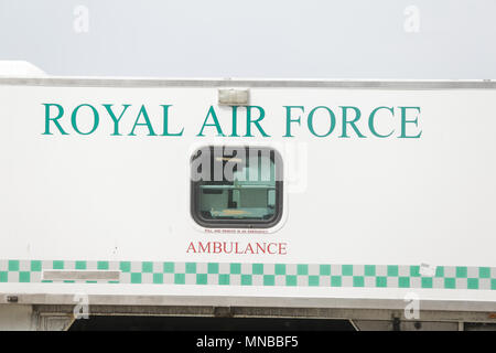 MIHAIL KOGALNICENU, Rumänien - 27. APRIL Royal Air Force Krankenwagen Stockfoto