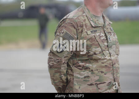 United States Air Force Symbol auf ein US-Soldat einheitliche Stockfoto