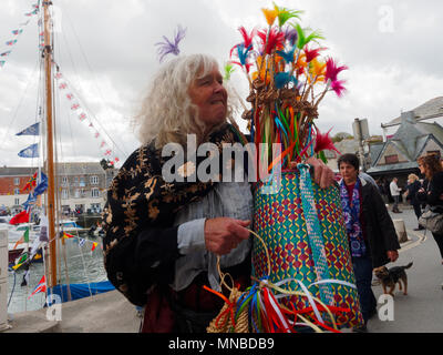 Mai Feier zum Tag der traditionellen Cornwall UK Robert Taylor/Alamy Leben Nachrichten. Newquay, Cornwall, England. Stockfoto