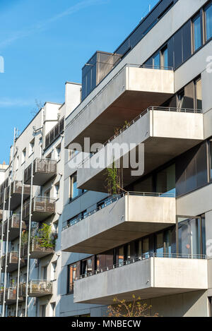 Neue moderne Home Bau in Berlin zu sehen, Deutschland Stockfoto