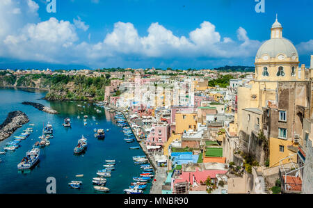 Die Insel Procida, Neapel, Italien Stockfoto