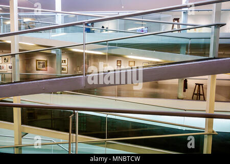 Mexiko-Stadt, spanisch, mexikanisch, Alvaro Obregon, Museo de Arte Carrillo Gil Kunstmuseum, Galerie, innen, Rampe MX180308087 Stockfoto